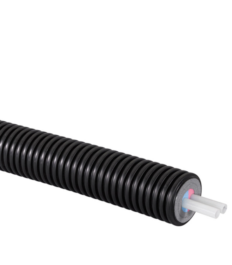 Труба ПНД PE-Xa Uponor Ecoflex Varia Twin (1018239) теплоизолированная 2х32х2,9/140 мм PN6