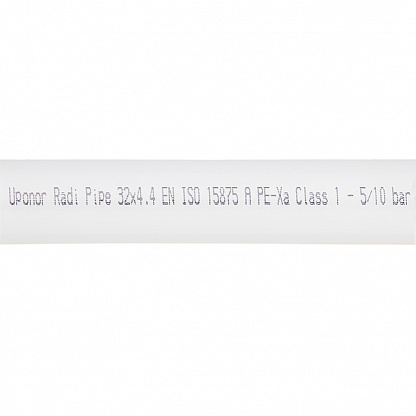 Труба из сшитого полиэтилена PE-Xa Uponor Radi Pipe 32 х 4,4 мм PN10 белая