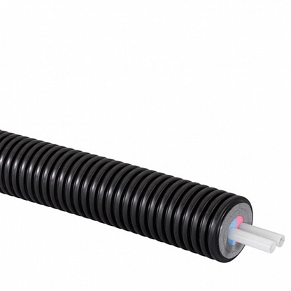 Труба ПНД PE-Xa Uponor Ecoflex Varia Twin (1018239) теплоизолированная 2х32х2,9/140 мм PN6