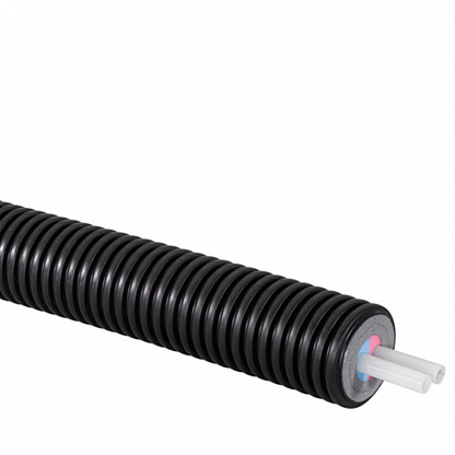 Труба ПНД PE-Xa Uponor Ecoflex Varia Twin (1018238) теплоизолированная 2х25х2,3/140 мм PN6