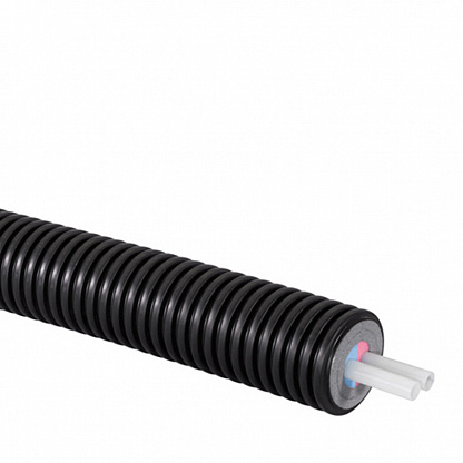 Труба ПНД PE-Xa Uponor Ecoflex Varia Twin (1018239) теплоизолированная 2х32х2,9/140 мм PN6 (100 м)